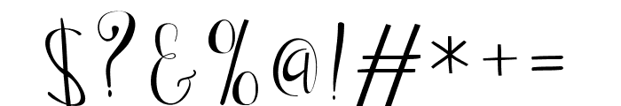 KerlingScript Font OTHER CHARS