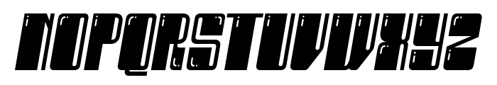 Kerteg Shine Bold Italic Font UPPERCASE