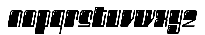 Kerteg Shine Bold Italic Font LOWERCASE