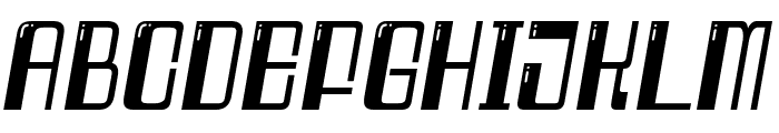 Kerteg Shine Italic Font UPPERCASE