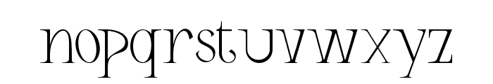 Kesty Font LOWERCASE