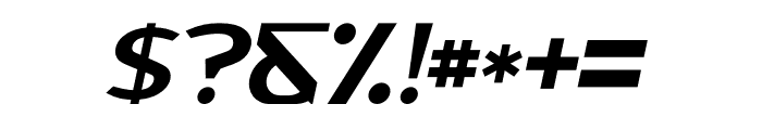 Ketona Italic Font OTHER CHARS