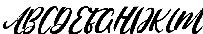 Ketty & Cutte Italic Font UPPERCASE