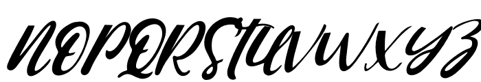 Ketty & Cutte Italic Font UPPERCASE