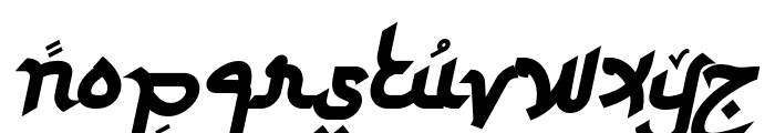 Ketupat Bold Italic Font LOWERCASE