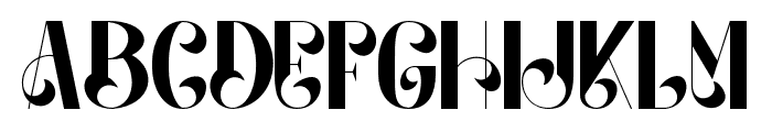 Kevlac Regular Font UPPERCASE