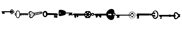 Key Doodle Font OTHER CHARS