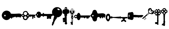 Key Doodle Font UPPERCASE