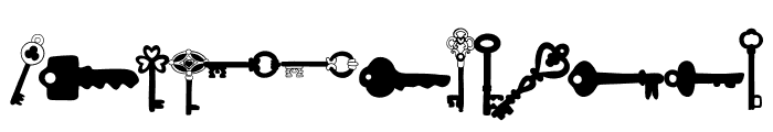 Key Doodle Font UPPERCASE