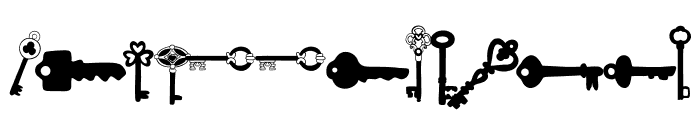 Key Doodle Font LOWERCASE