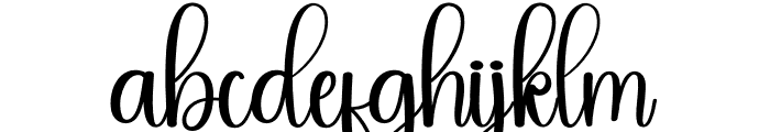 Keychan Font LOWERCASE