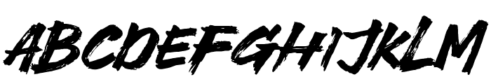 Keylock Fighter Font LOWERCASE