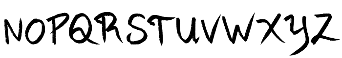 Keyolan Handwritten Font UPPERCASE