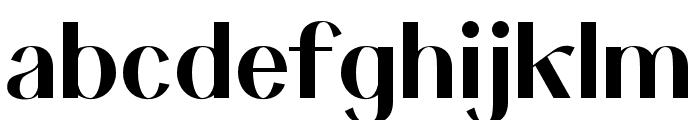 Keystone Regular Font LOWERCASE