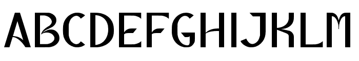 KeyzhaBoheqine-Regular Font UPPERCASE