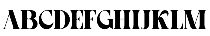 Khafige Font UPPERCASE