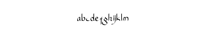 Khaizan-Display Font LOWERCASE