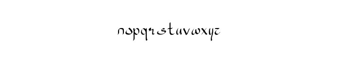Khaizan-Display Font LOWERCASE