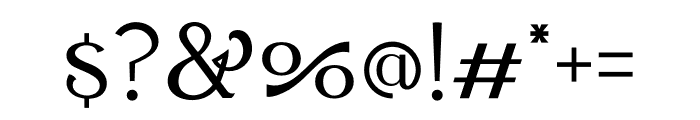 Khaki Medium Font OTHER CHARS
