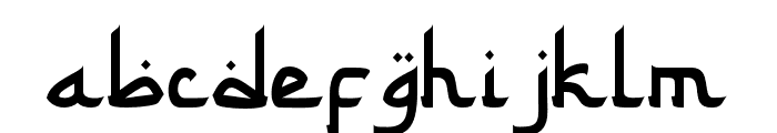Khalid-Regular Font LOWERCASE
