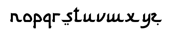 Khalid-Regular Font LOWERCASE
