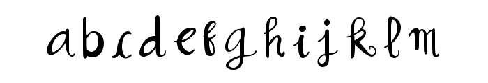 Khandra Regular Font LOWERCASE