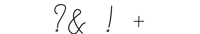 Khanela-Regular Font OTHER CHARS