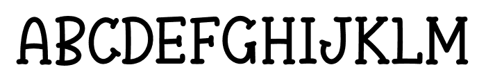 KhaoTang Font UPPERCASE