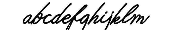 Khardasthan Signature Font LOWERCASE
