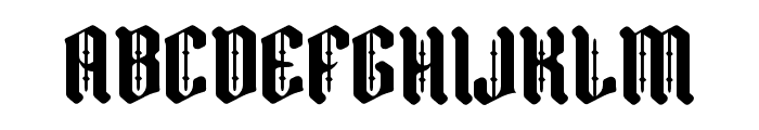 Kharmond Font UPPERCASE