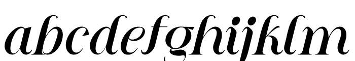 Kheffila Italic Font LOWERCASE