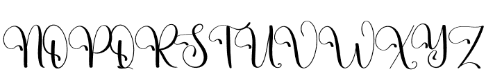 Khubby Font UPPERCASE