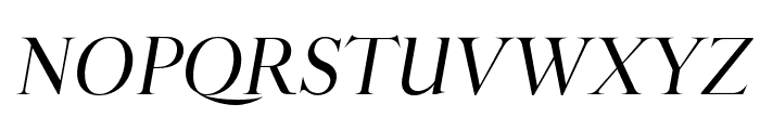 Khumbu regular-italic Font UPPERCASE