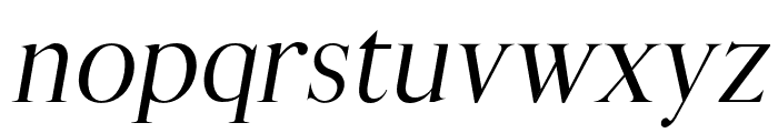 Khumbu regular-italic Font LOWERCASE