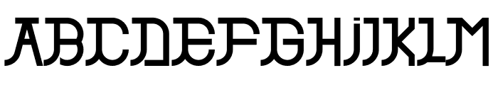 Kiagawa Font UPPERCASE