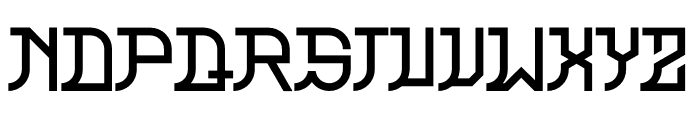 Kiagawa Font LOWERCASE