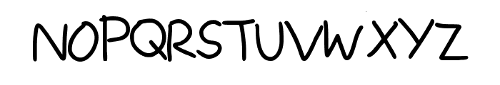 Kid Handwriting By Sque Regular Font LOWERCASE