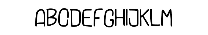KidTribe-Regular Font UPPERCASE