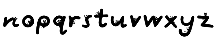 Kidcat Naughty Font LOWERCASE