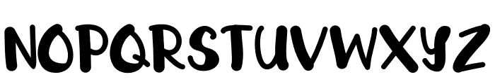 Kiddie Barra Font UPPERCASE