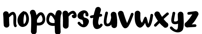 Kiddie Barra Font LOWERCASE