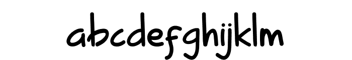 Kiddle Summer Font LOWERCASE