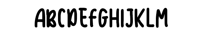 Kiddos Handmade Serif Font LOWERCASE