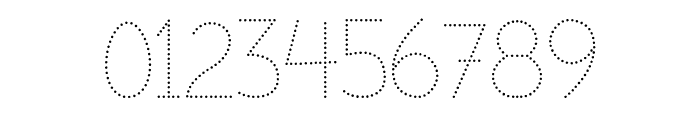 Kiddos Learning Dotted Font Font OTHER CHARS
