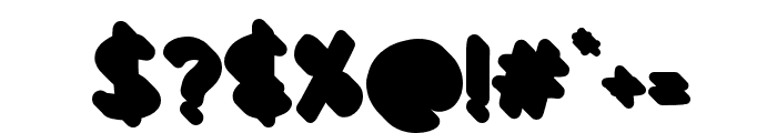 Kiddosy-ExtrudeRight Font OTHER CHARS