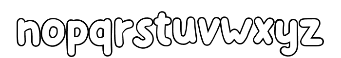 Kiddosy-Outline Font LOWERCASE
