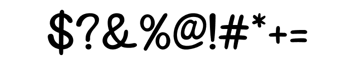 Kiddy Mello Regular Font OTHER CHARS