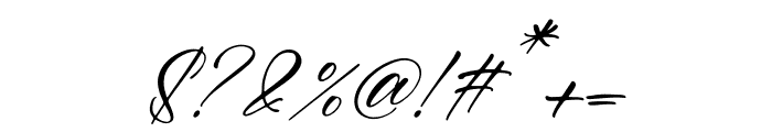 Kidhney Hallway Italic Font OTHER CHARS
