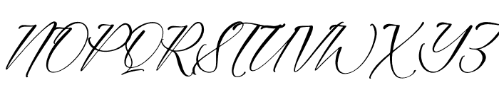 Kidhney Hallway Italic Font UPPERCASE