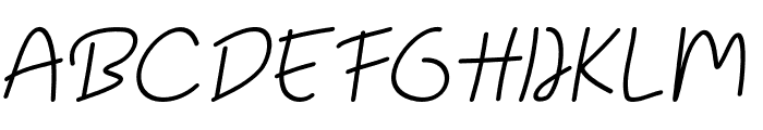 Kidle Italic Font UPPERCASE
